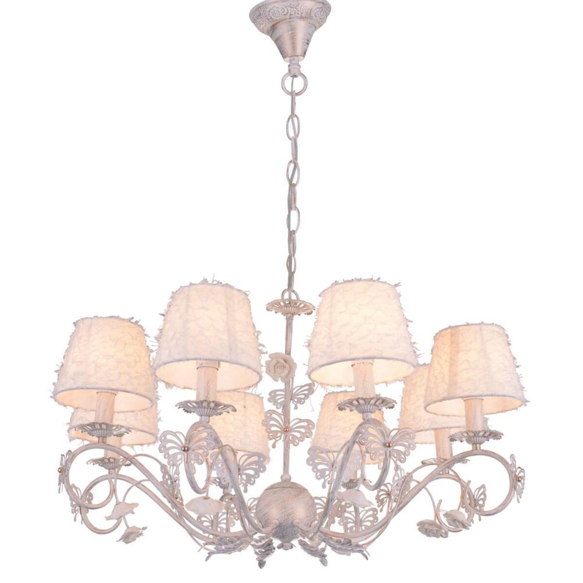 Люстра AVRELIA 1238/8 (Цвет: Antique White)