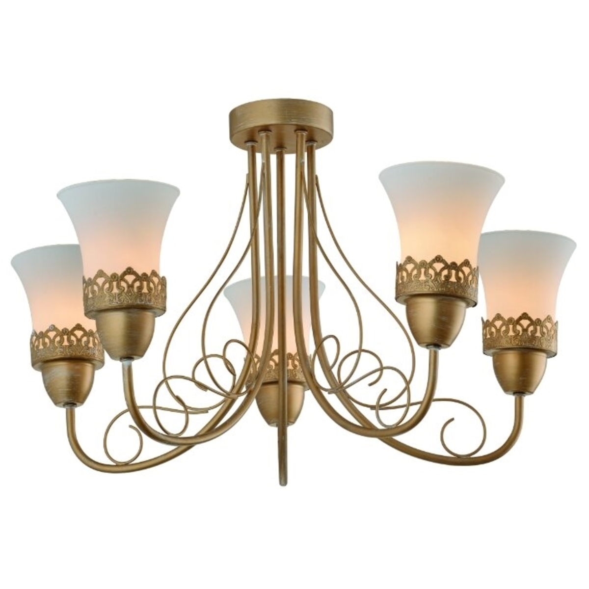 Люстра NELLY 1346/5C (Цвет: Light Wood)