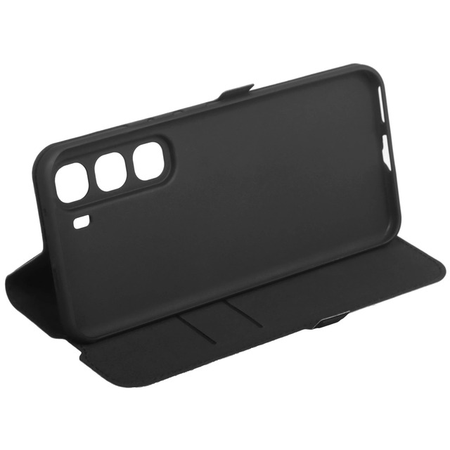 Чехол-книжка Borasco Book Case для смартфона Infinix HOT 60 Pro+ (Цвет: Черный)