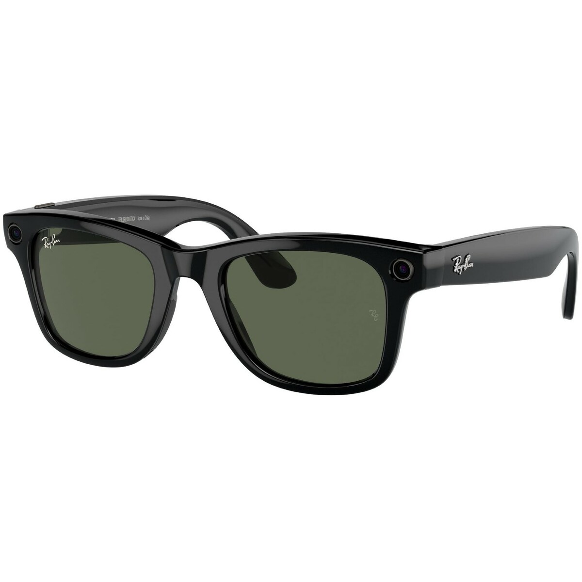 Умные очки Ray-Ban Meta Wayfarer RW4006 (Цвет: Shiny Black / G15 Green)