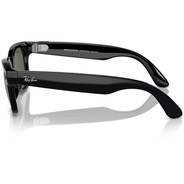 Умные очки Ray-Ban Meta Wayfarer RW4006 (Цвет: Shiny Black/G15 Green)