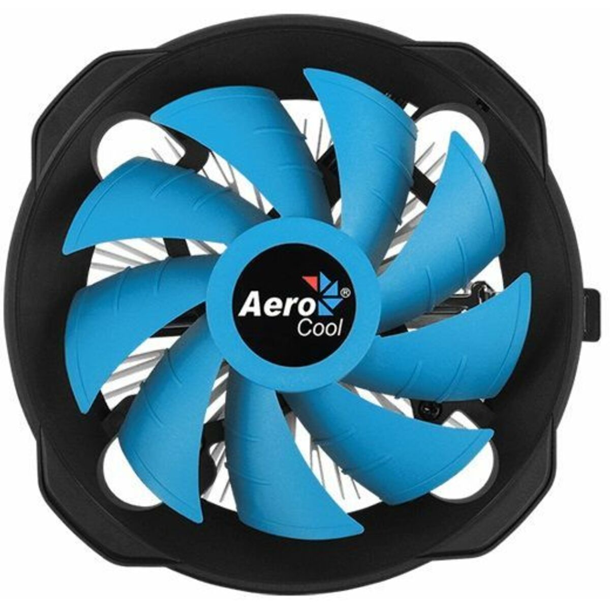 Устройство охлаждения(кулер) Aerocool BAS U-PWM Soc-FM2+/AM2+/AM3+/AM4/1150/1151/1155/ 4-pin 15-26dB Al 110W 361gr Ret