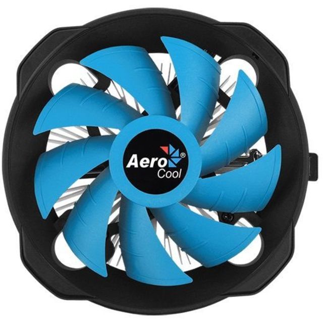 Устройство охлаждения(кулер) Aerocool BAS U-PWM Soc-FM2+ / AM2+ / AM3+ / AM4 / 1150 / 1151 / 1155 /  4-pin 15-26dB Al 110W 361gr Ret