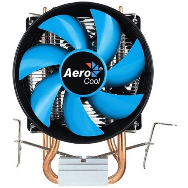 Устройство охлаждения(кулер) Aerocool Verkho 2 Dual Soc-FM2+ / AM2+ / AM3+ / AM4 / 1150 / 1151 / 1155 /  4-pin 15-25dB Al+Cu 120W 370gr Ret
