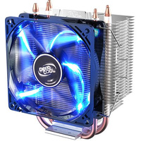 Устройство охлаждения(кулер) Deepcool GAMMAXX 300 FURY Soc-FM2+/AM2+/AM3+/AM4/1150/1151/1155/ 4-pin 18-21dB Al+Cu 130W 435gr LED Ret