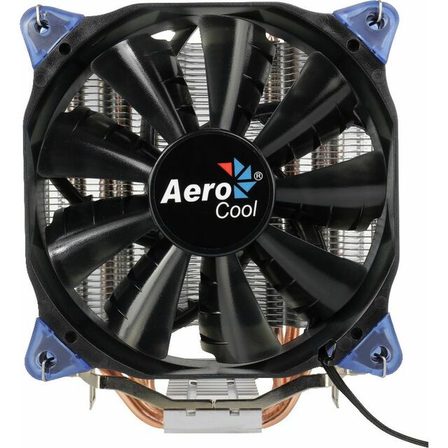 Устройство охлаждения(кулер) Aerocool Verkho 4 Soc-FM2+ / AM2+ / AM3+ / AM4 / 1150 / 1151 / 1155 / 2011 /  4-pin 15-27dB Al+Cu 140W 678gr Ret