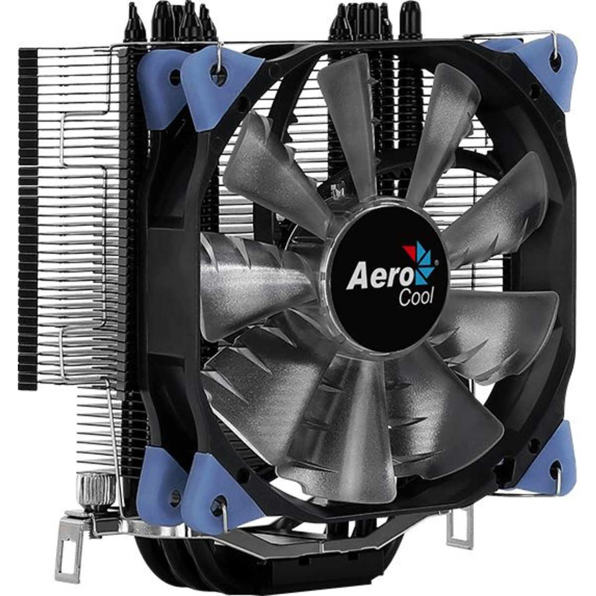 Устройство охлаждения(кулер) Aerocool Verkho 5 DARK Soc-FM2+/AM2+/AM3+/AM4/1150/1151/1155/2011/ 4-pin 15-27dB Al+Cu 150W 741gr LED Ret