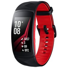 Фитнес-браслет Samsung Galaxy Gear Fit 2 Pro, размер L (Цвет: Black/Red)