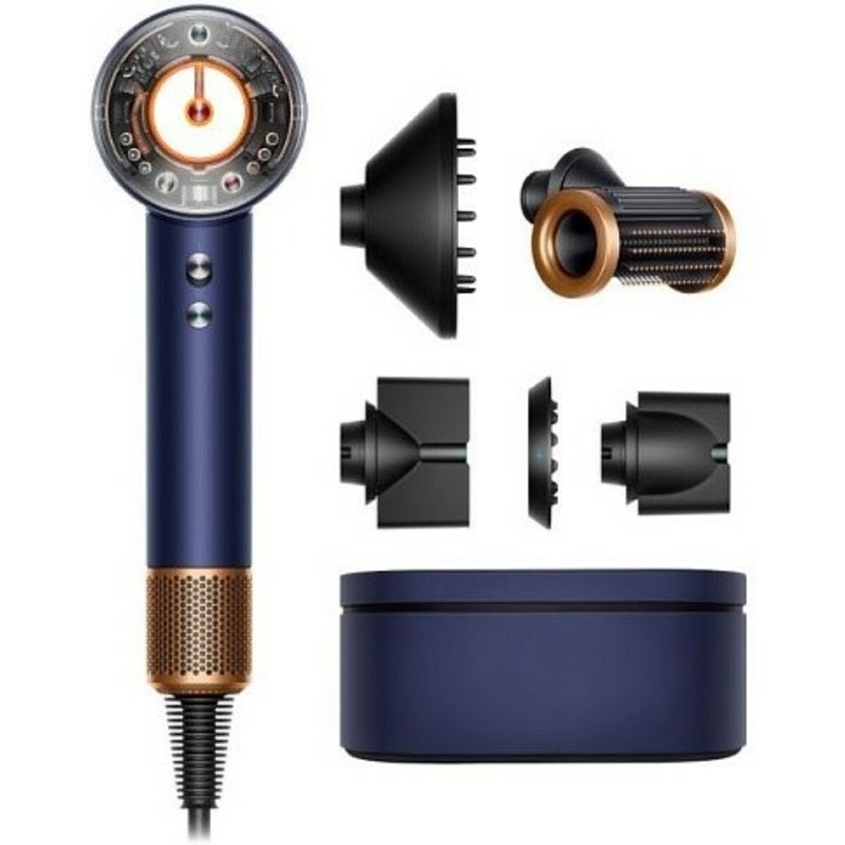 Фен Dyson Supersonic HD16 + Case (Цвет: Prussian Blue/Copper) 