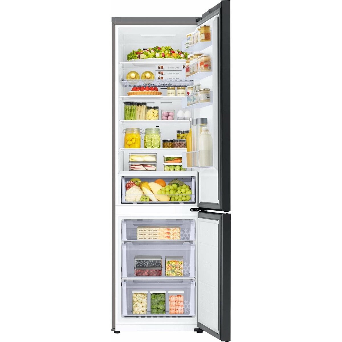 Холодильник Samsung RB38C6B2E22/EF, черный