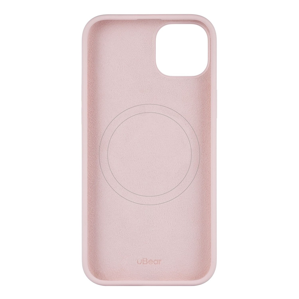 Чехол-накладка uBear Touch Mag Case для смартфона Apple iPhone 15 Plus (Цвет: Light Rose)