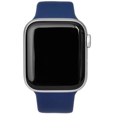 Ремешок силиконовый VLP Silicone Band Soft Touch для Apple Watch 38/40 mm (Цвет: Dark Blue)