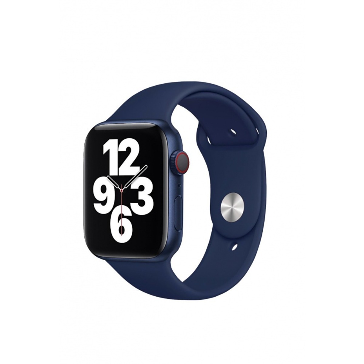 Ремешок силиконовый VLP Silicone Band Soft Touch для Apple Watch 38/40 mm (Цвет: Dark Blue)