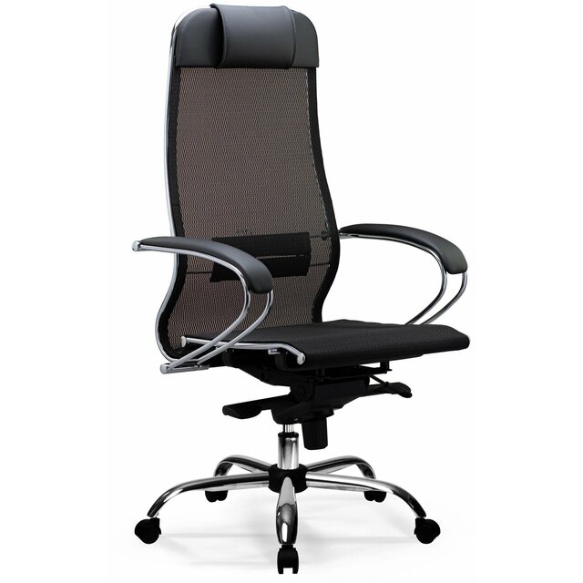 Кресло Метта S-1.04 Infinity Easy Clean, черный Кресло Метта S-1.04 Infinity Easy Clean, черный