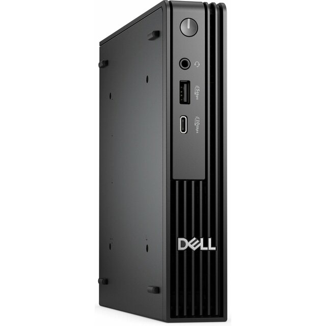 ПК Dell Pro Micro QCM1250 (Intel Core i3 14100T 2.7Ghz / 8Gb DDR5 / SSD512Gb / Intel UHD Graphics 730 / Windows 11 Pro / black / WiFi / BT)