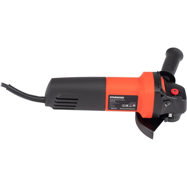 Углошлифовальная машина Starwind AG125E-850 (Цвет: Orange)