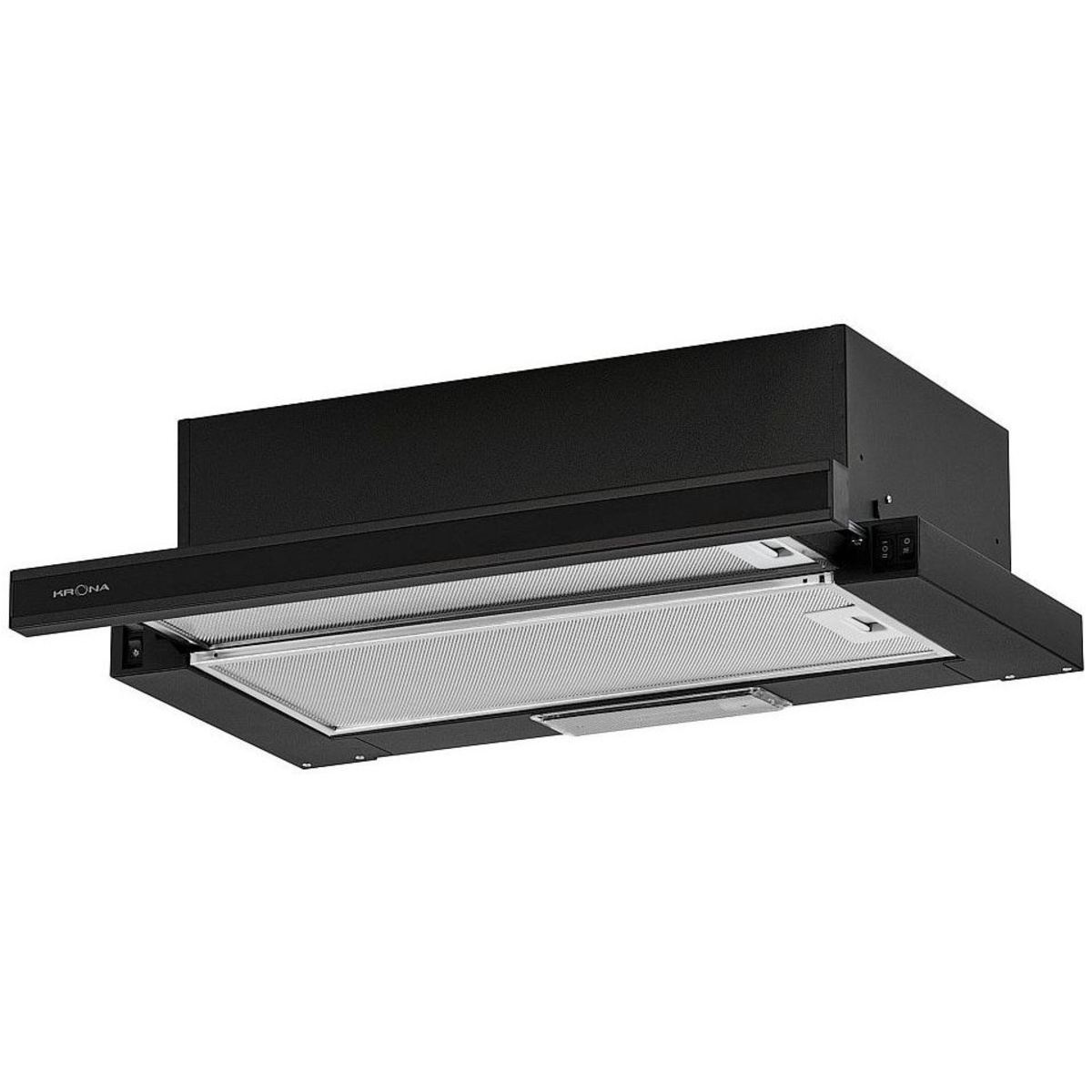 Вытяжка встраиваемая Krona Kamilla 600 Glass (Цвет: Black)