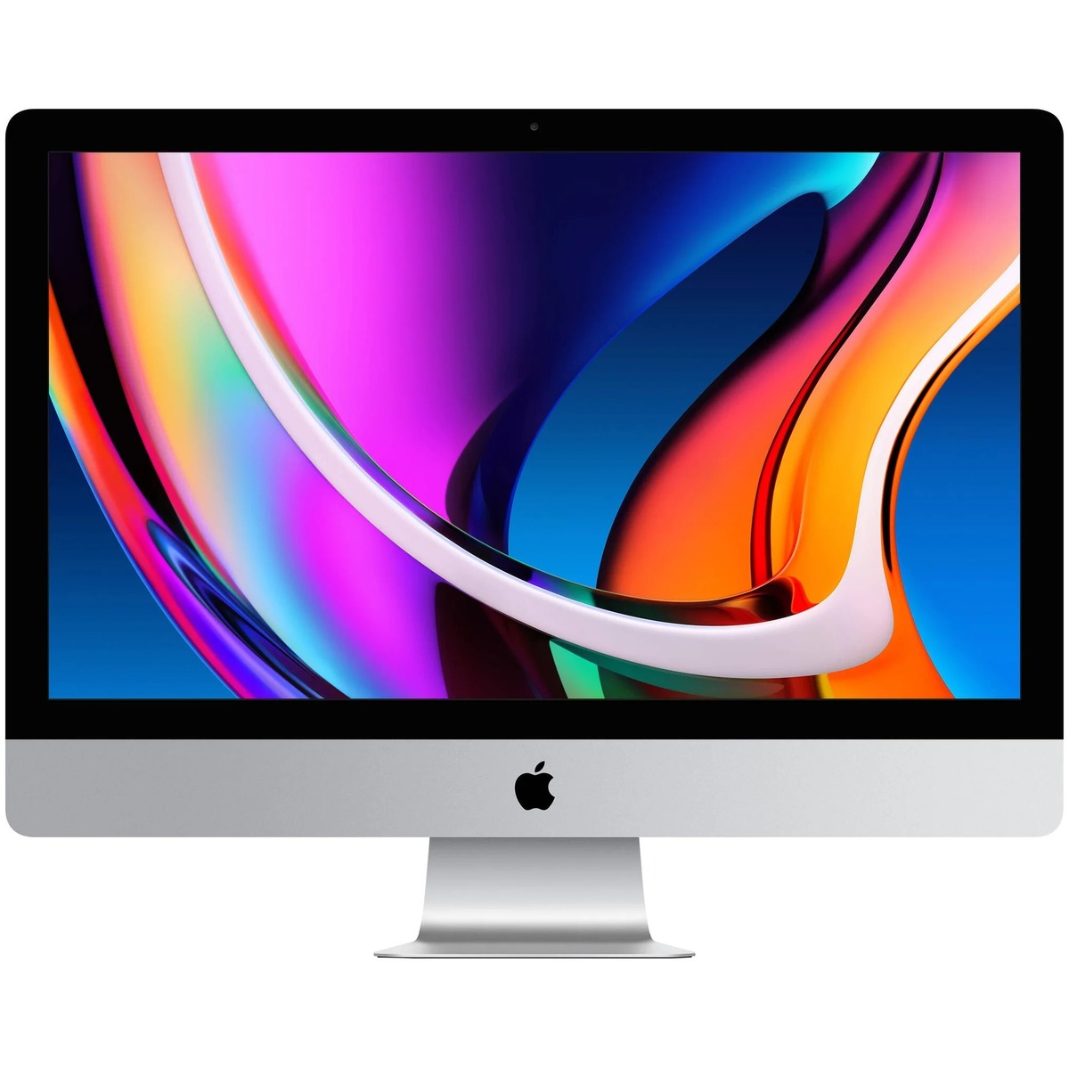 Моноблок Apple iMac Z0ZX00L5N 27 5K i7 10700K (3.8) 16Gb SSD512Gb Pro 5700XT 16Gb CR macOS GbitEth WiFi BT клавиатура мышь Cam серебристый 5120x2880