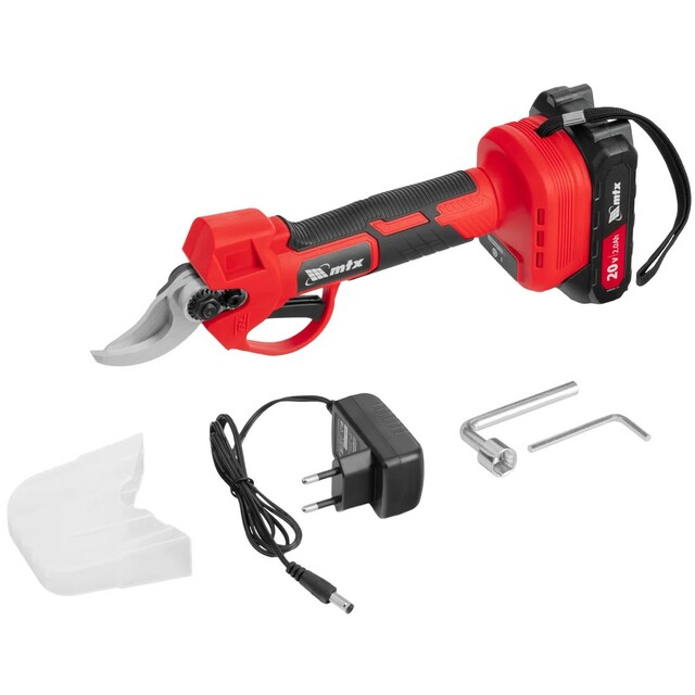 Секатор аккумуляторный MTX BP-25 (Цвет: Red/Black)