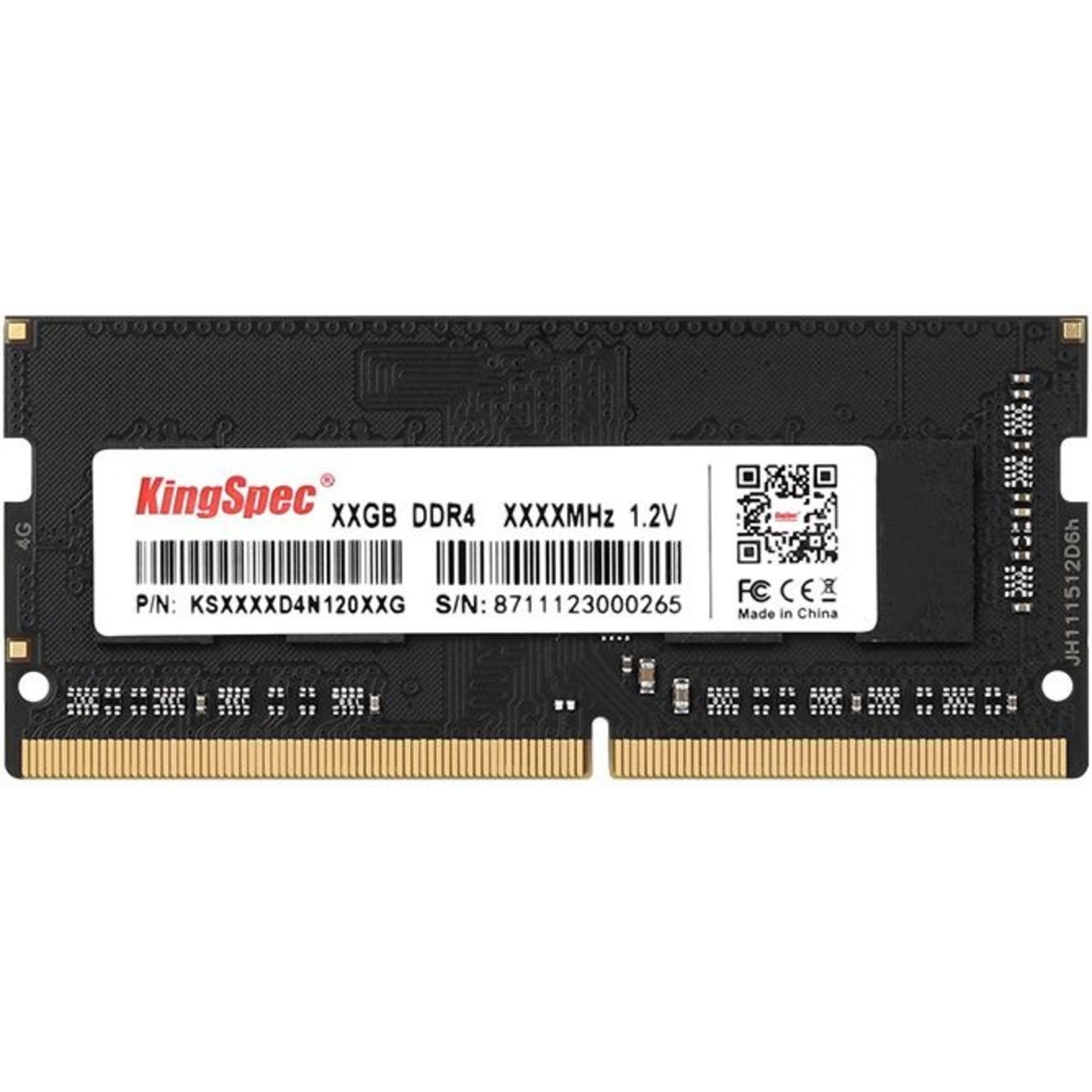 Память DDR4 4GB 3200MHz Kingspec KS3200D4N12004G