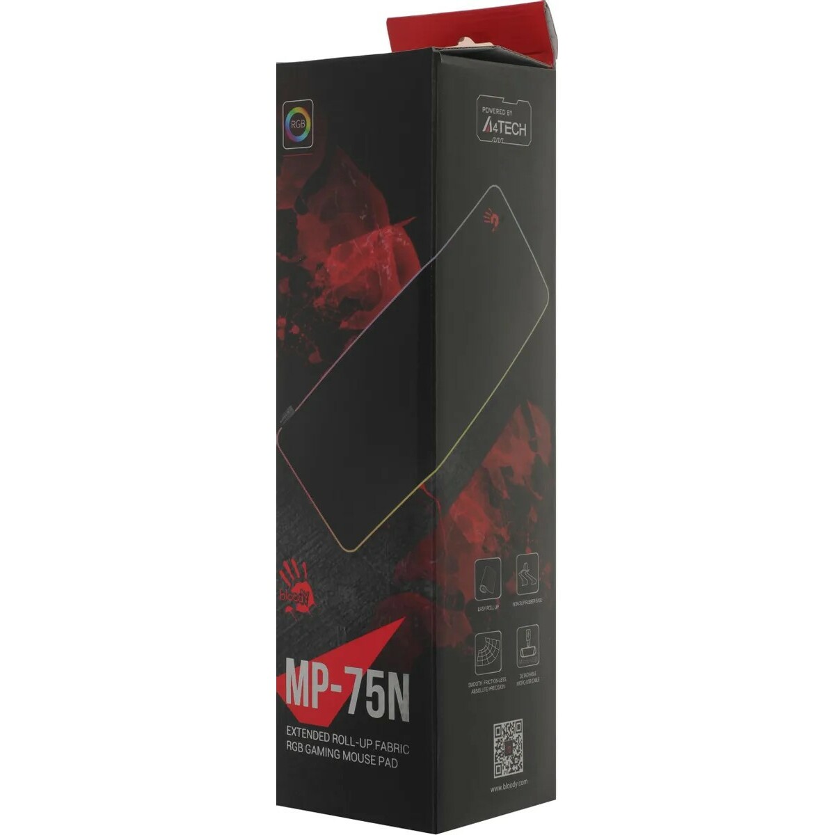 Коврик для мыши A4Tech Bloody MP-75N XL 750x300x4мм, черный