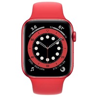 Apple Watch Series 6 44mm Aluminum Case with Sport Band M00M3RU (Red)