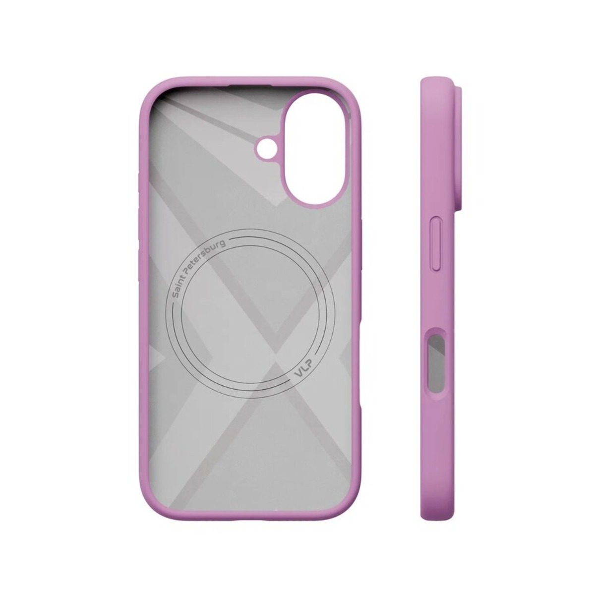 Чехол-накладка VLP Aster Case with MagSafe для смартфона Apple iPhone 16 (Цвет: Pink)