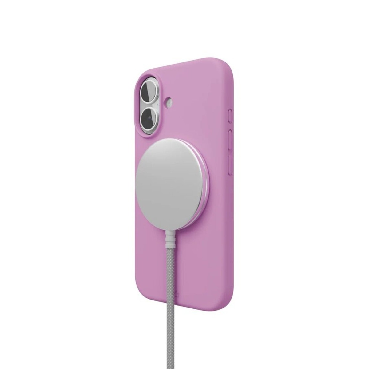 Чехол-накладка VLP Aster Case with MagSafe для смартфона Apple iPhone 16 (Цвет: Pink)