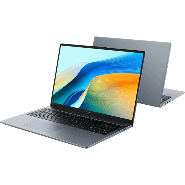 Ноутбук Huawei MateBook D 16 MCLF-X (Intel Core i5 12450H 2Ghz/8Gb LPDDR4x/SSD 512Gb/Intel UHD Graphics/16 /IPS/WUXGA (1920x1200)/noOS/gray space/WiFi/BT/Cam)