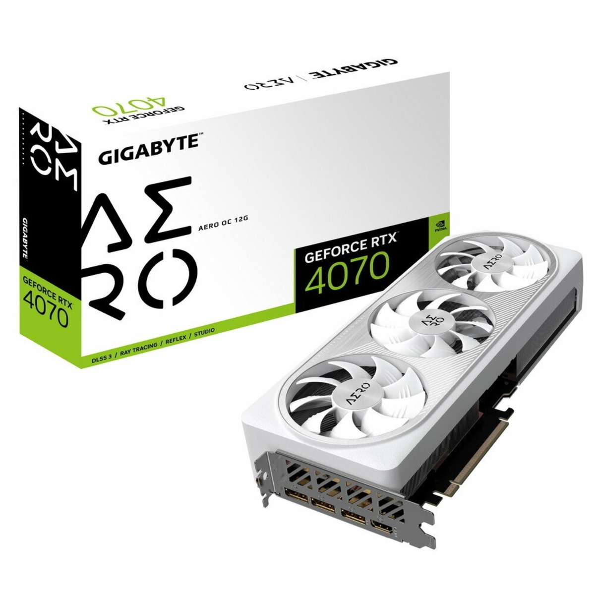 Видеокарта GIGABYTE GeForce RTX 4070 AERO OC 12G (GV-N4070AERO OC-12GD)