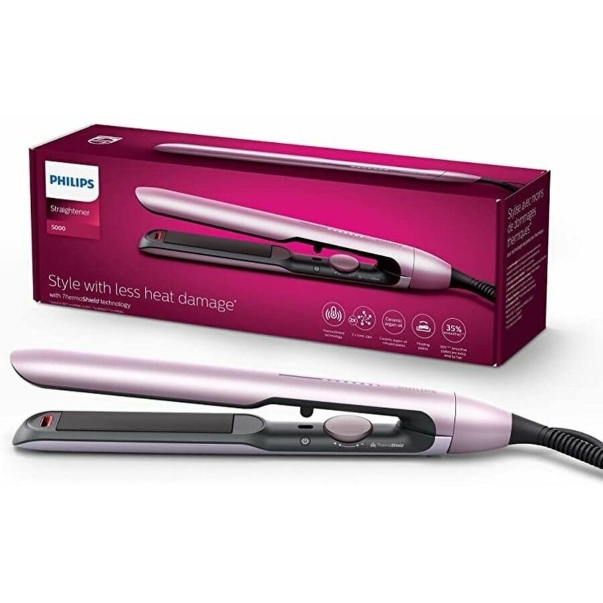 Выпрямитель Philips BHS530/00 (Цвет: Pink)