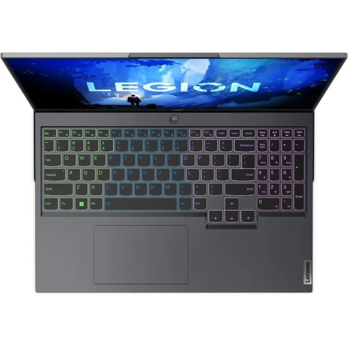 Ноутбук Lenovo Legion 5 Pro 16IAH7H Core i5 12500H 16Gb SSD512Gb NVIDIA GeForce RTX 3060 6Gb 16 IPS WUXGA (1920x1200) noOS grey WiFi BT Cam (82RF00GPRK)