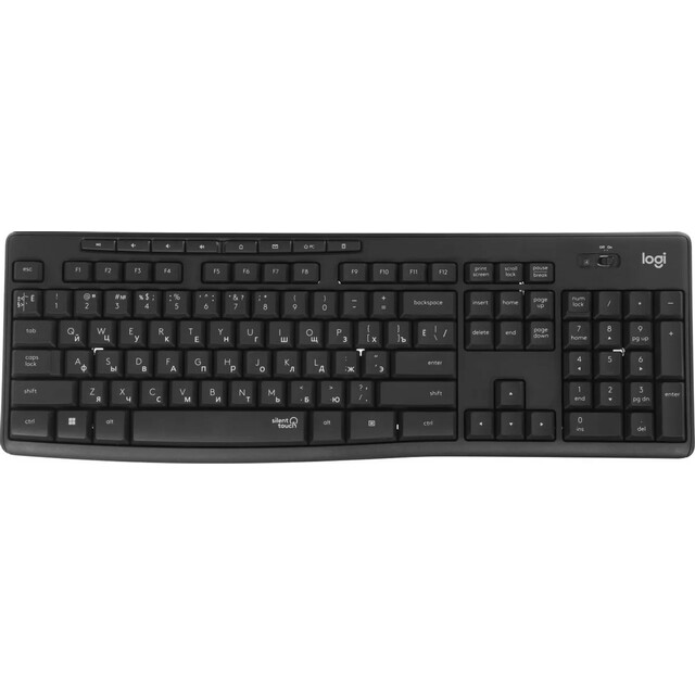 Клавиатура + мышь Logitech MK295, черный Клавиатура + мышь Logitech MK295, черный
