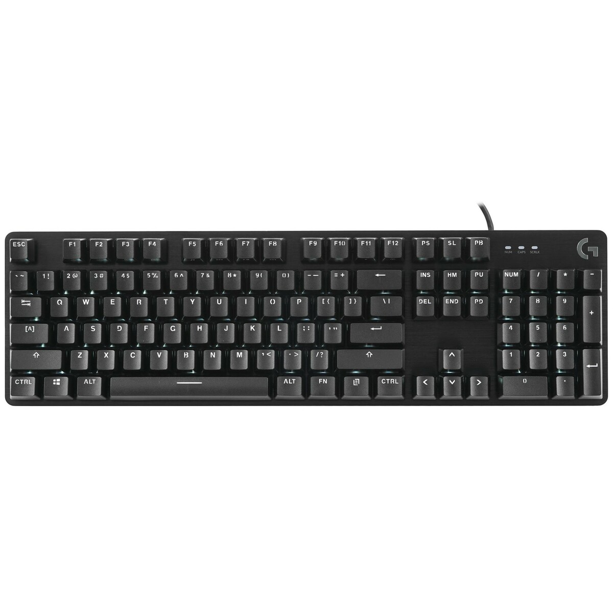 Клавиатура Logitech G412 SE механическая, черный 