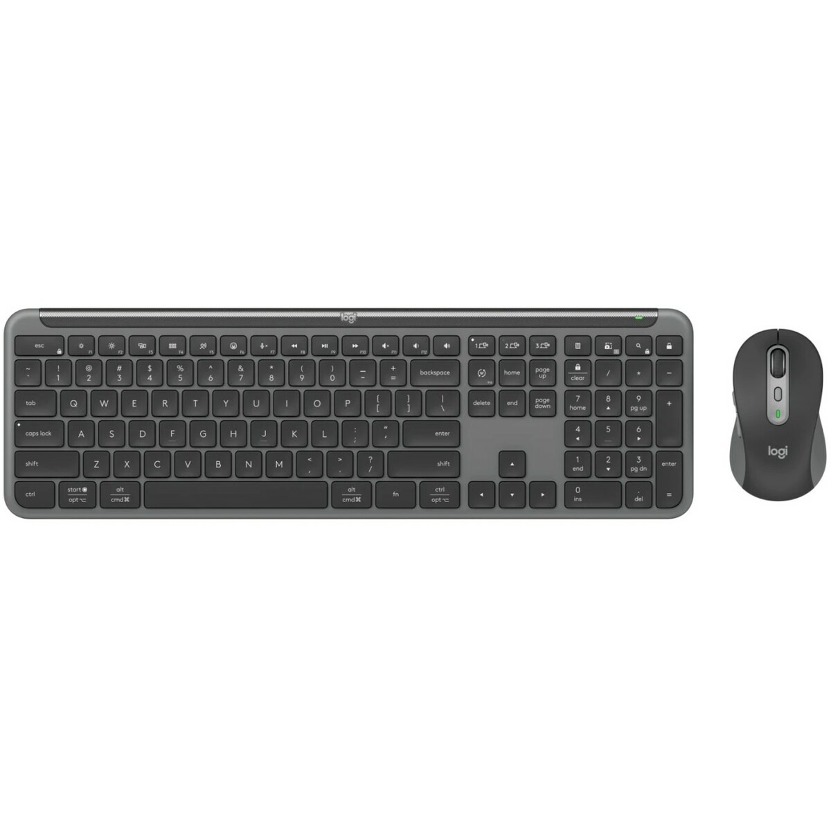 Клавиатура + мышь Logitech MK950 Signature Slim Combo (Цвет: Graphite)