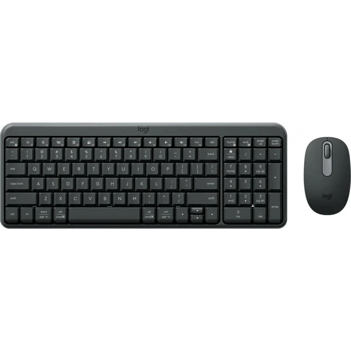 Клавиатура + мышь Logitech Wireless MK250 Compact MR0114 (Цвет: Gray)
