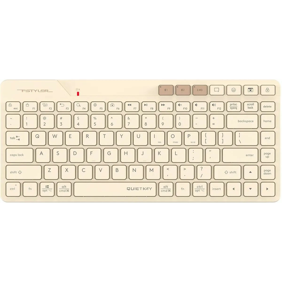 Клавиатура A4Tech Fstyler FBK26C AS (Цвет: Beige)