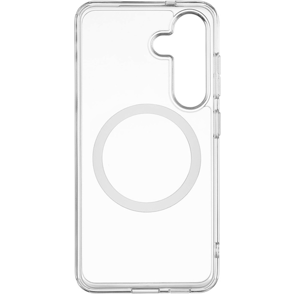 Чехол-накладка uBear Real Mag Case для смартфона Samsung Galaxy S25 (Цвет: Crystal Clear)