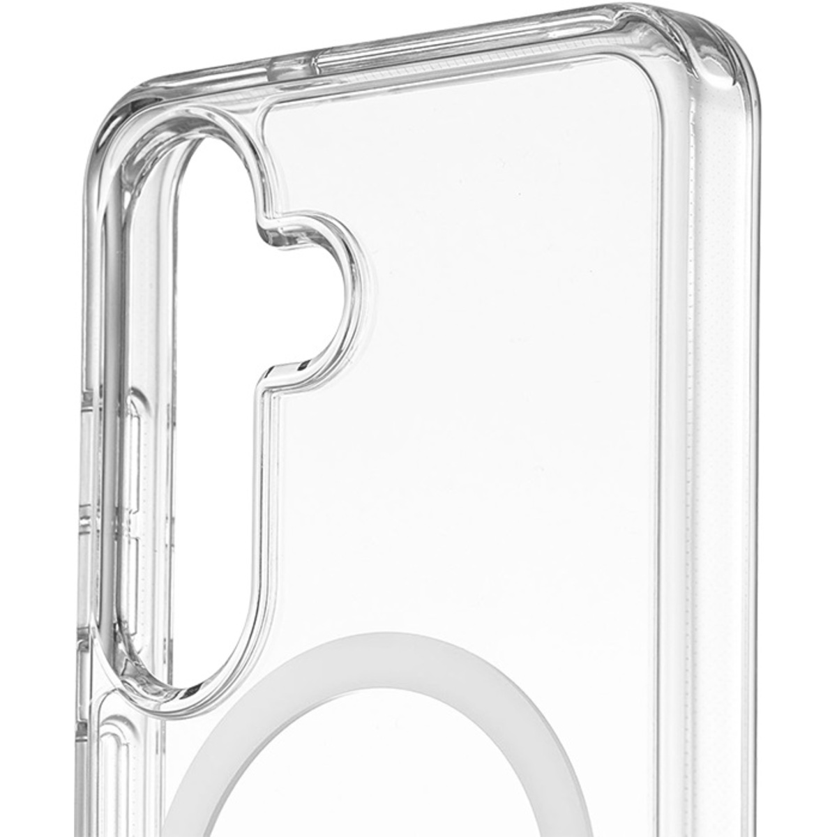 Чехол-накладка uBear Real Mag Case для смартфона Samsung Galaxy S25 (Цвет: Crystal Clear)