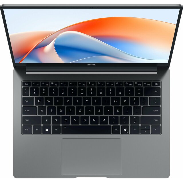 Ноутбук Honor MagicBook X14 Plus 2025 FermiB-5651F (Core 5 220H 2.7Ghz/16Gb LPDDR4x/SSD512Gb/Intel Iris Xe graphics/14 /Windows 11 Home/gray space) (5301ALWC)