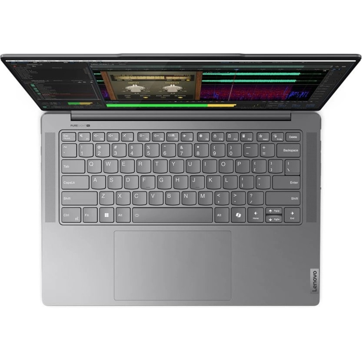 Ноутбук Lenovo Yoga Pro 7 14IMH9 (Core Ultra 7 155H 32Gb SSD1Tb NVIDIA GeForce RTX4050 6Gb 14.5 OLED 2.8K (2880x1800) Windows 11 Home grey WiFi BT Cam)