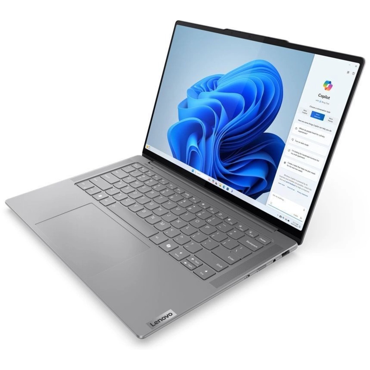 Ноутбук Lenovo Yoga Pro 7 14AHP9 (Ryzen 7 8845HS 16Gb SSD1Tb AMD Radeon 780M 14.5 IPS 3K (3072x1920) Windows 11 Home grey WiFi BT Cam)