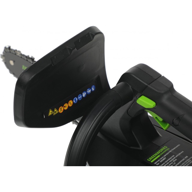 Электрическая цепная пила Greenworks GD40TCS, черный