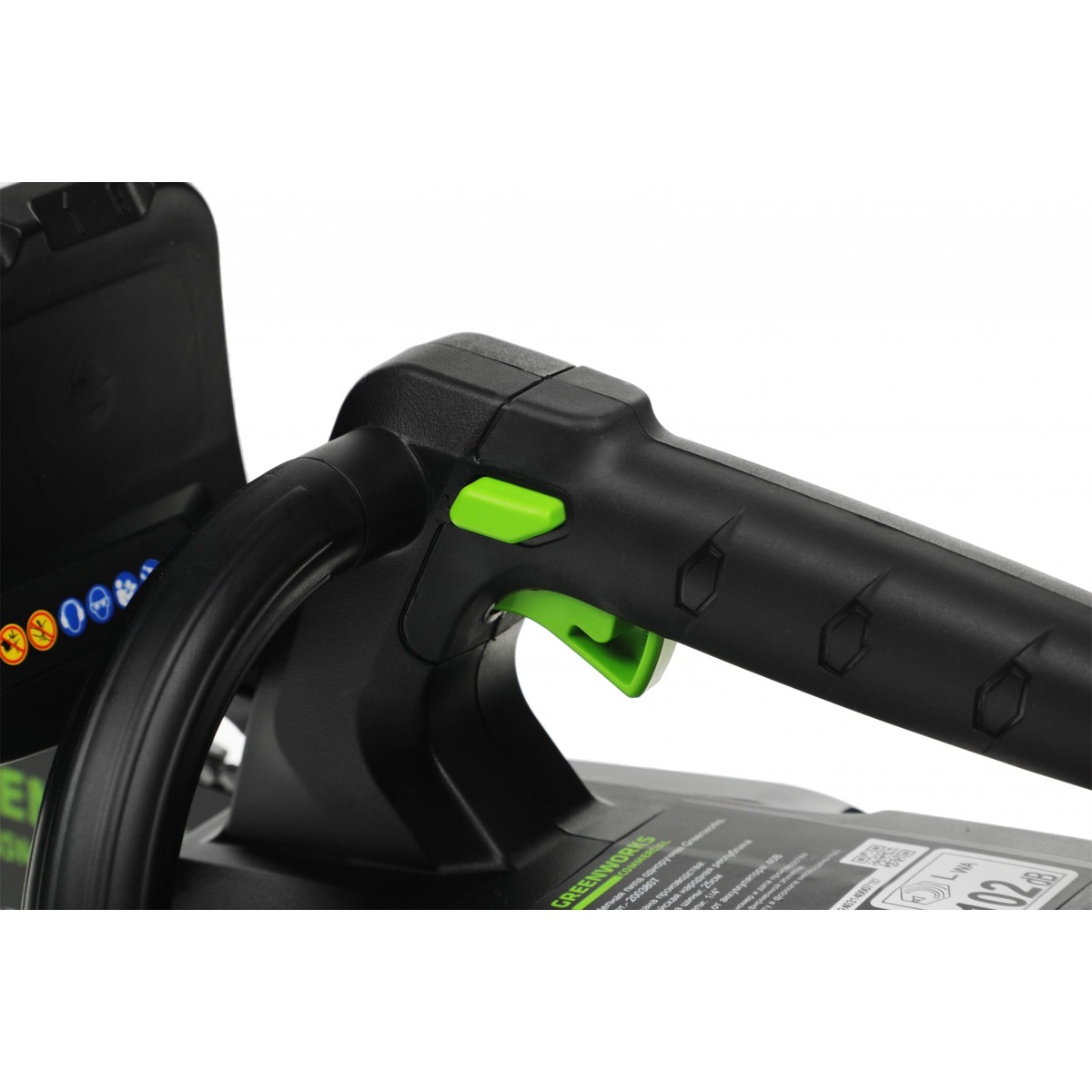Электрическая цепная пила Greenworks GD40TCS, черный Электрическая цепная пила Greenworks GD40TCS, черный