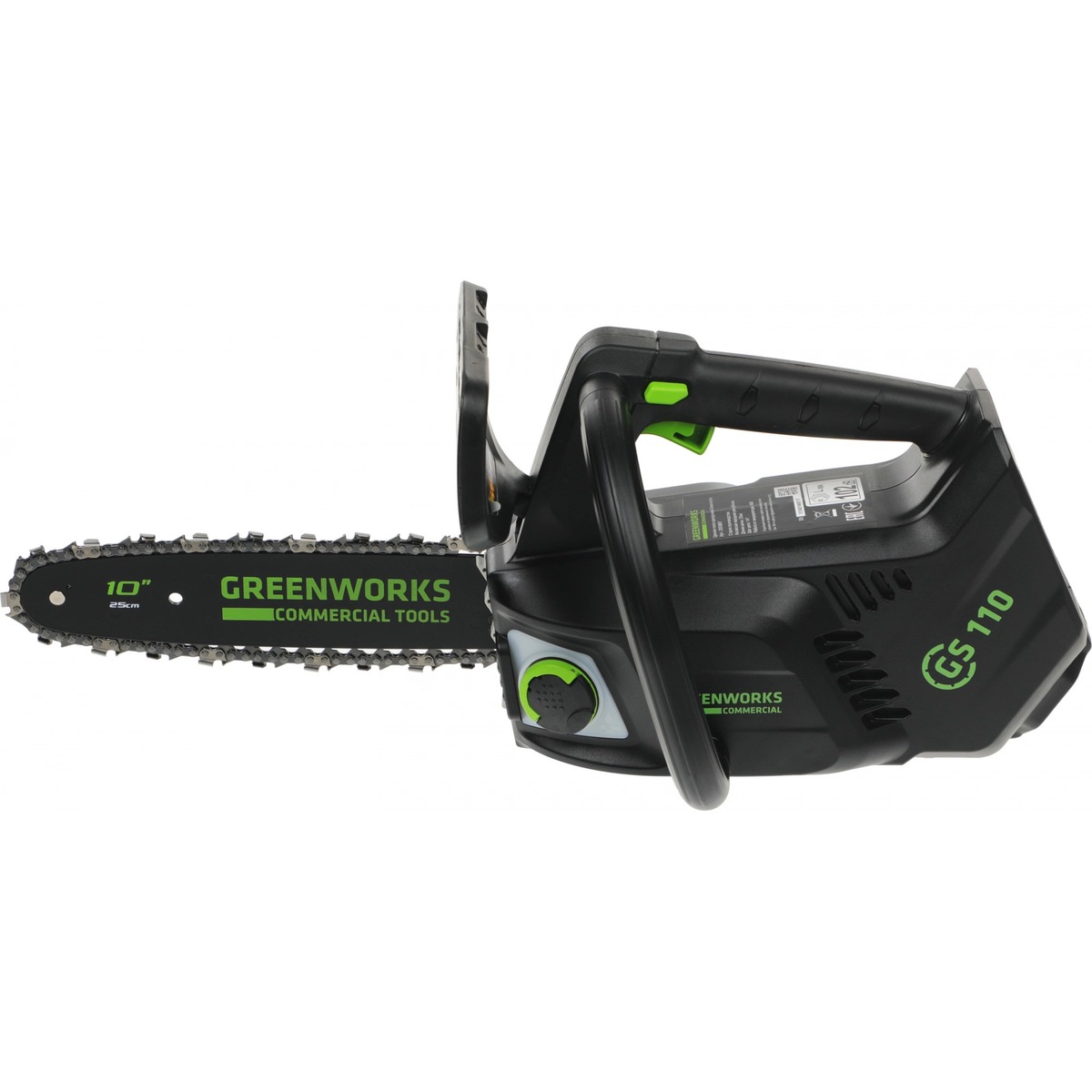 Электрическая цепная пила Greenworks GD40TCS, черный Электрическая цепная пила Greenworks GD40TCS, черный