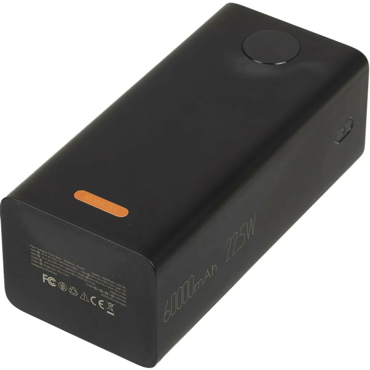 Внешний аккумулятор Romoss PEA60 60000mAh, черный