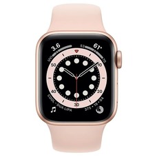 Умные часы Apple Watch Series 6 GPS 40mm Aluminum Case with Sport Band (Цвет: Gold / Pink Sand)