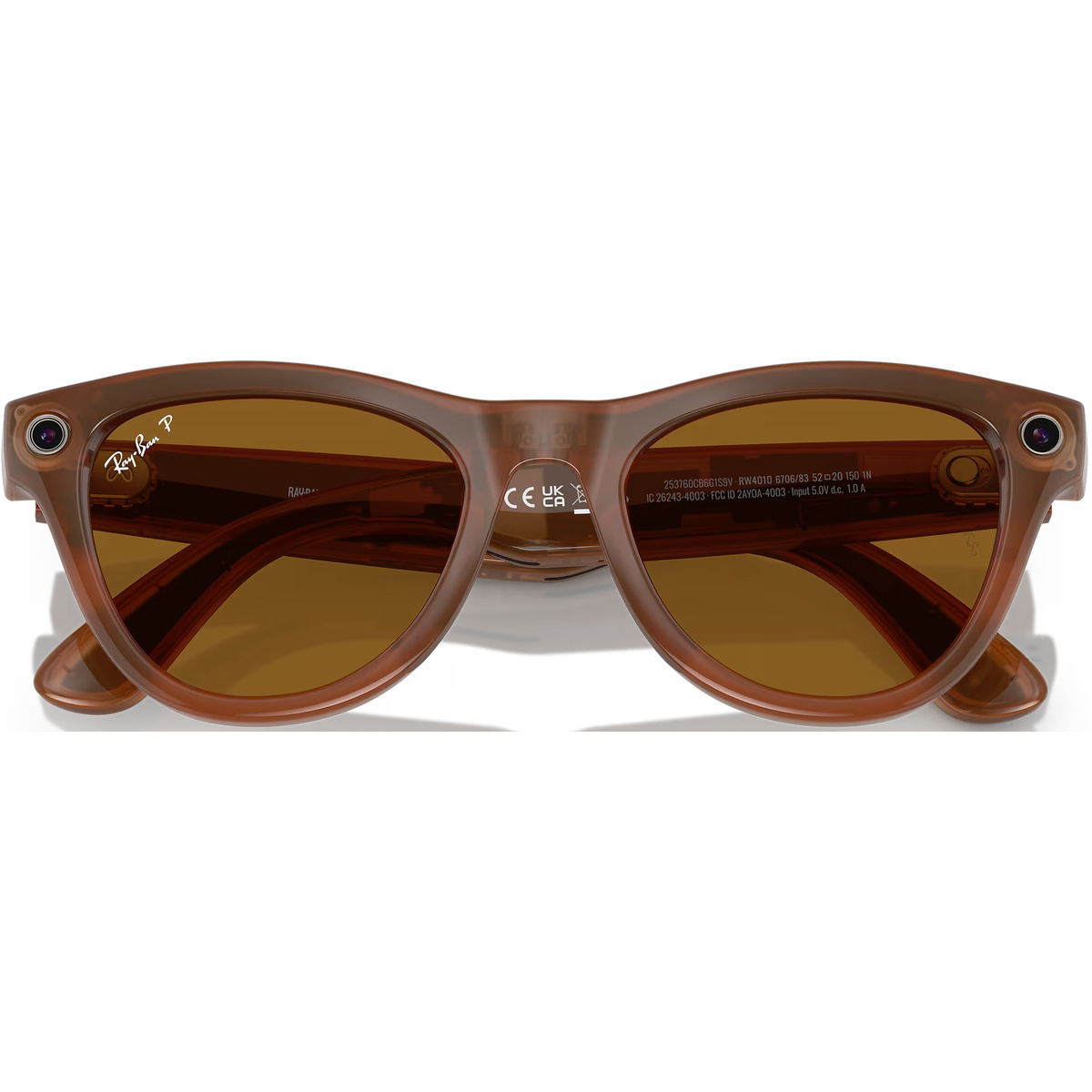 Умные очки Ray-Ban Meta Skyler RW4010 (Цвет: Shiny Caramel / Polar Brown)