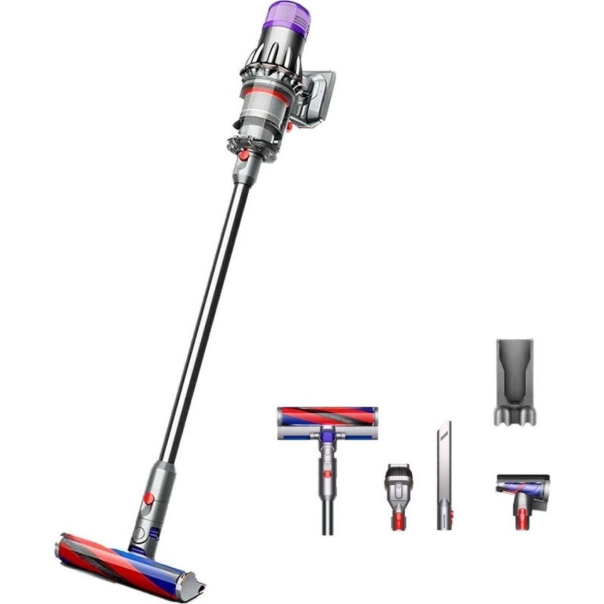 Пылесос Dyson V10 Digital Slim SV18 (Цвет: Nickel/Nickel)