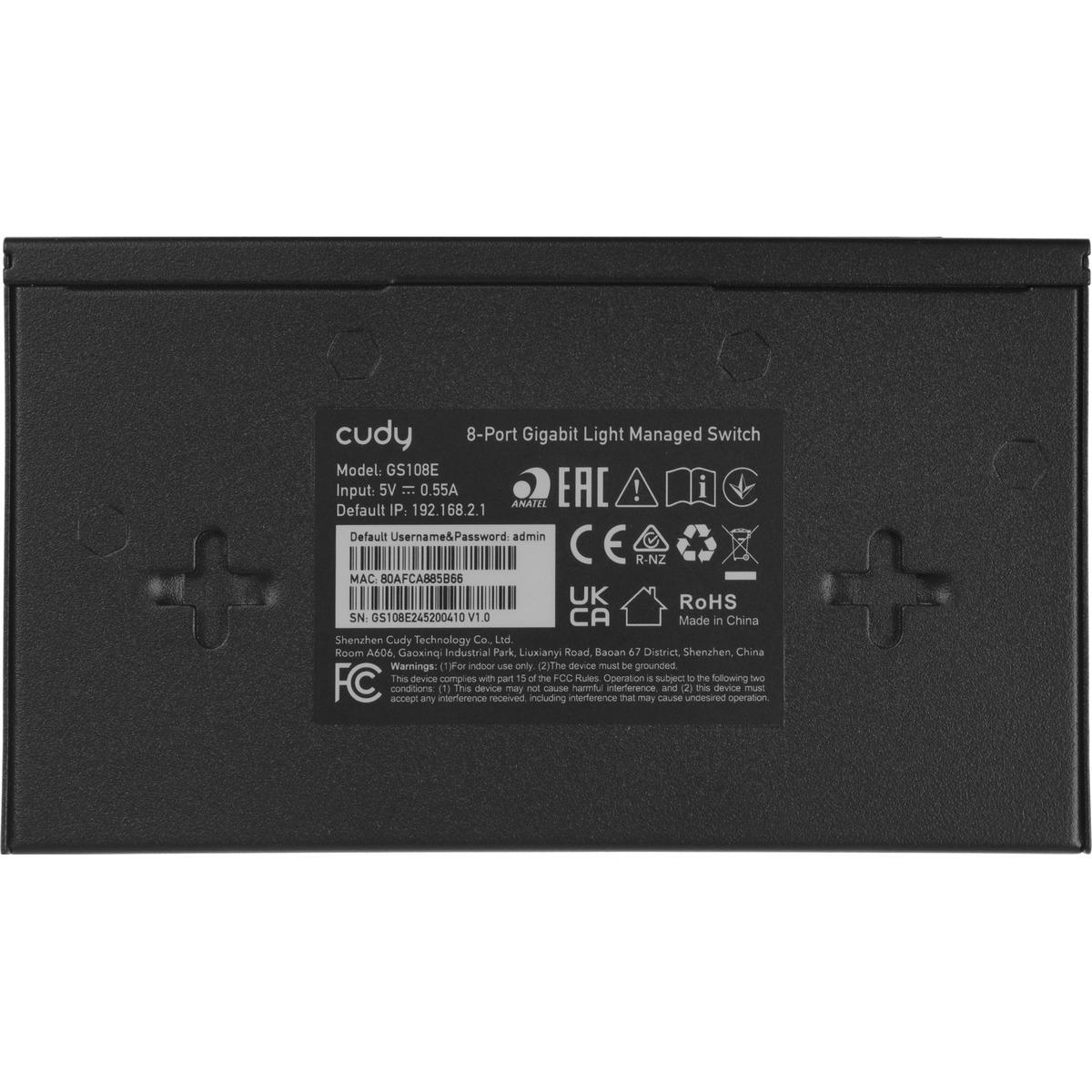 Коммутатор Cudy GS108E